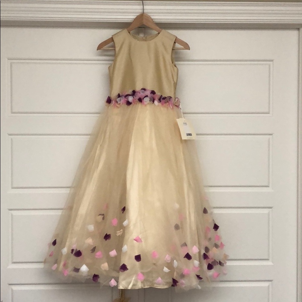 NWT. A-Line floor length flower girl dress